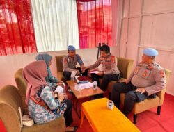 Kasipropam Polres Lubuk Linggau, turun langsung pengecekan mendadak ke sejumlah Pos Pengamanan.