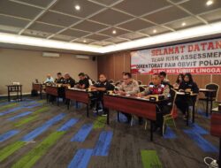 Samapta Polres Lubuklinggau mengikuti kegiatan Risk Assessment yang diselenggarakan oleh Dit Pam Obvit  Polda Sumsel