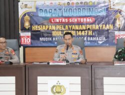 Kapolres Musi Rawas Pimpin Langsung Rapat Koordinasi Lintas Sektoral Ops Ketupat Musi 2026 
