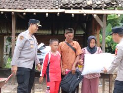 Kapolres Musi Rawas dan PCNU Sambangi Korban Kebakaran di Desa Wonosari Wujud Dari Kepedulian