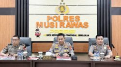 Dipimpin Wakapolri, Polres Musi Rawas Bersama Instansi Terkait Ikuti Zoom Meeting Antisipasi Fenomena El Nino 