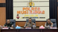 Polres Musi Rawas Bersama Intansi Terkait Gelar Rapat Koordinasi Wujudkan Zero Karhutla. 
