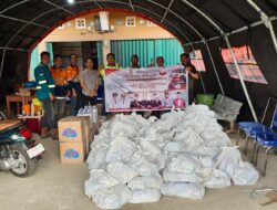 PT Gorby Putra Utama dan PT Gorby Energy Beserta Mitra Kontraktor Salurkan Bantuan Untuk Korban Banjir