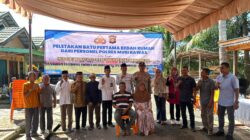 Sambut Hari Bhayangkara ke-80, Polres Musi Rawas Bedah Rumah Warga Kurang Mampu di Muara Lakitan