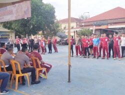 Polres Musi Rawas Gelar Pertandingan Bola Voli Hari Bhayangkara ke-80