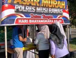 Jajanan Pasar dalam Harmoni Bhayangkara: Merajut Kedekatan lewat Kuliner Tradisional Musi Rawas