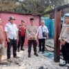 Polres Musi Rawas Peduli Berbagi Ringankan Beban Korban Kebakaran di Kecamatan Jayaloka.