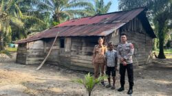 Rumah Darpin Tak Layak Huni, Polres Musi Rawas Hadir Bawa Harapan Lewat Bedah Rumah