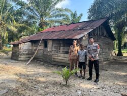 Rumah Darpin Tak Layak Huni, Polres Musi Rawas Hadir Bawa Harapan Lewat Bedah Rumah