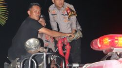Tiga Rumah Warga Pedang Terbakar, Polres Musi Rawas Sigap Amankan TKP dan Atur Lalu Lintas