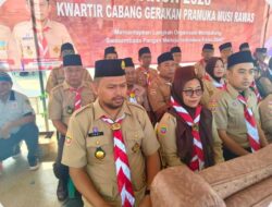 Perkuat Semangat Pramuka, Lapas Narkotika Muara Beliti Hadiri Upacara Hari Pramuka ke-65